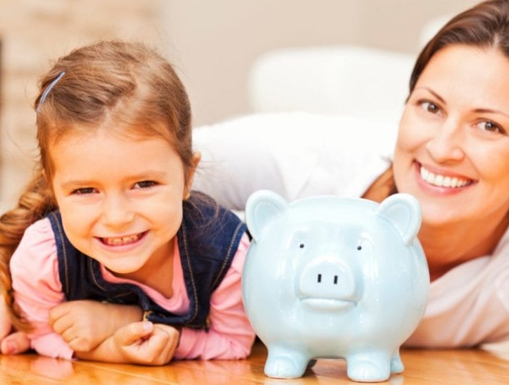 Ahorro en niños