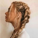 trenzas pegadas fáciles