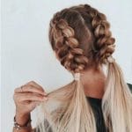 trenzas pegadas fáciles