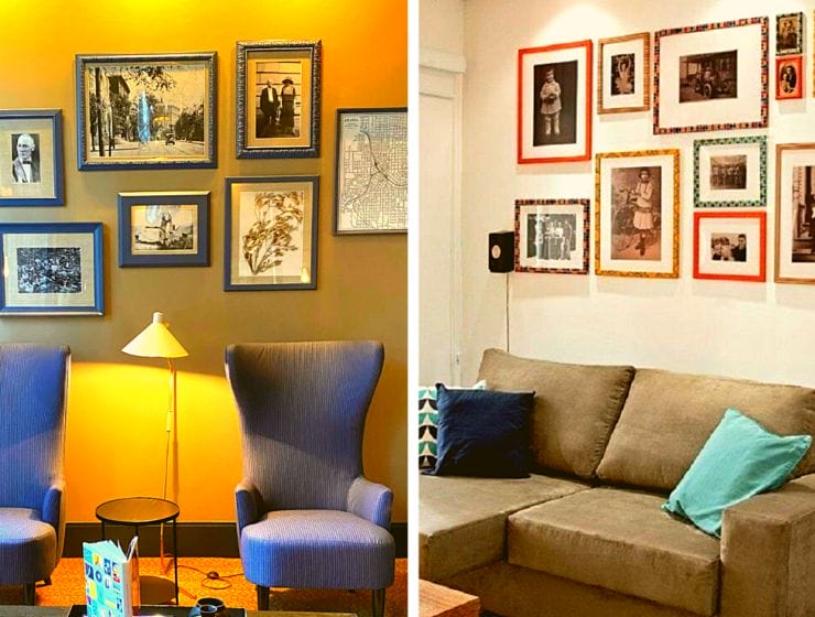 Decorar una pared con fotografías