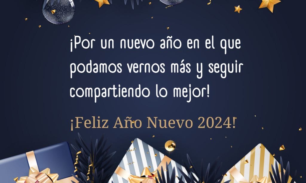 Estes es un bello mensaje para decir en Año Nuevo
