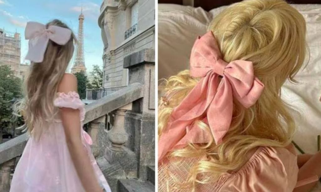 Cómo hacer un moño coquette. Tutorial, paso a paso 