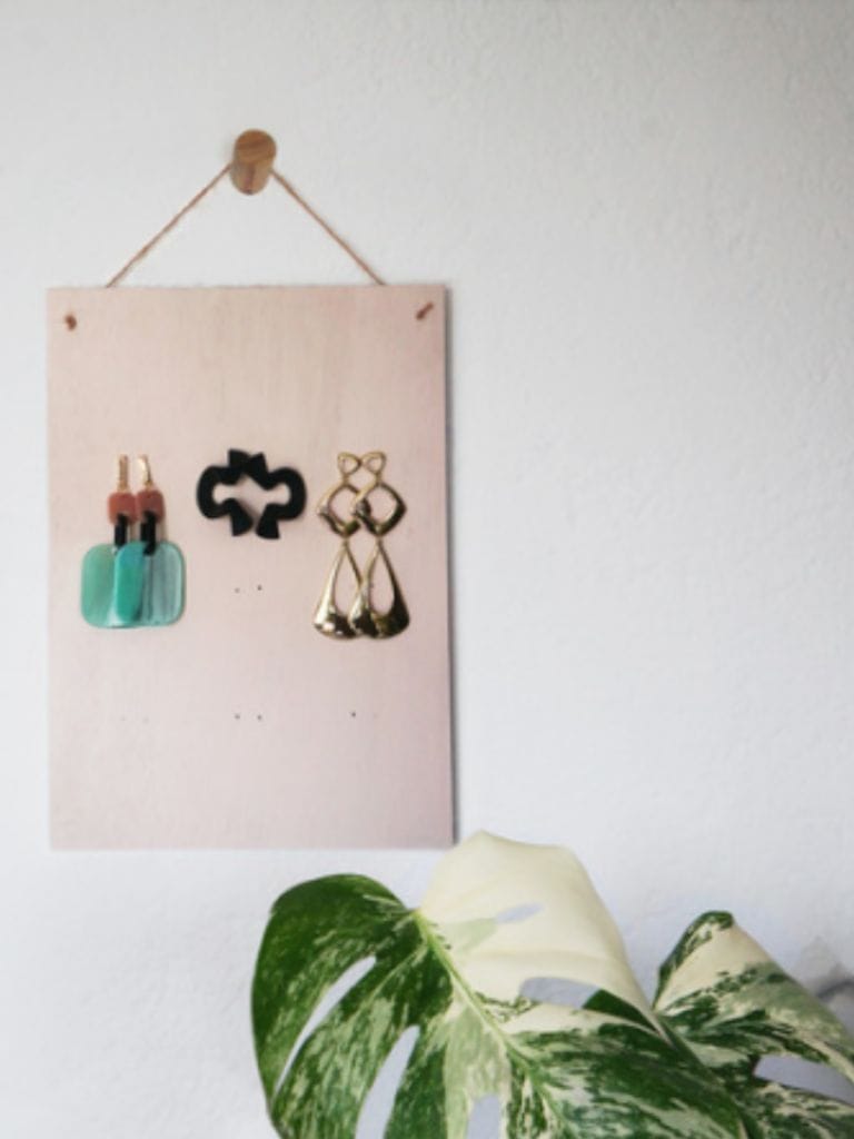 organizador de aretes hazlo tu misma 1