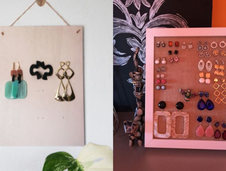 organizador de aretes hazlo tu misma paso a paso