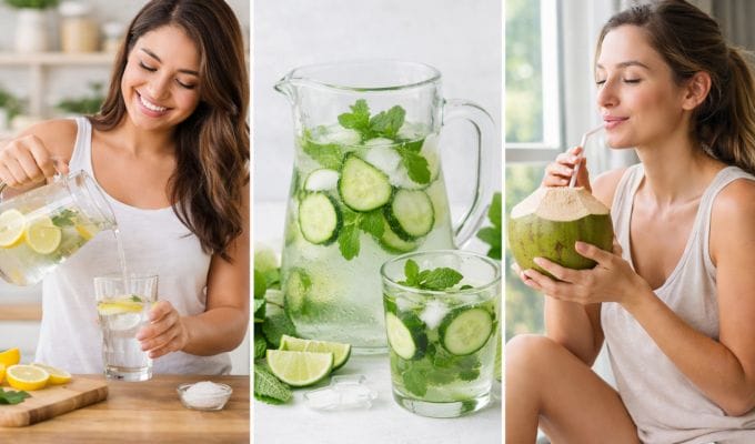 ¿Calor? Aplica estos remedios caseros para hidratarte y cuida tu salud de forma natural y práctica.